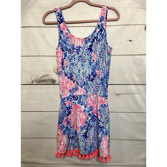 Lilly Pulitzer EUC Jarrett Romper Resort White Sway with Me Size XS - Picture 7 of 7